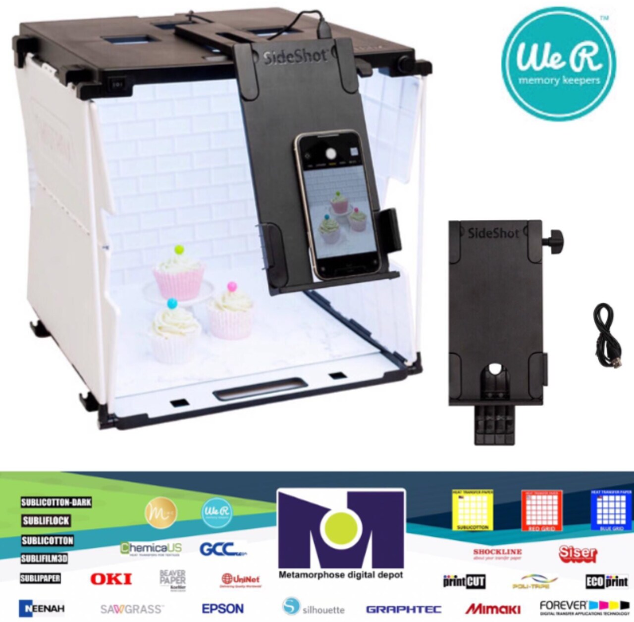 We R Memory Keepers - ShotBox Collection - Side Shot Arm Attachment 660408